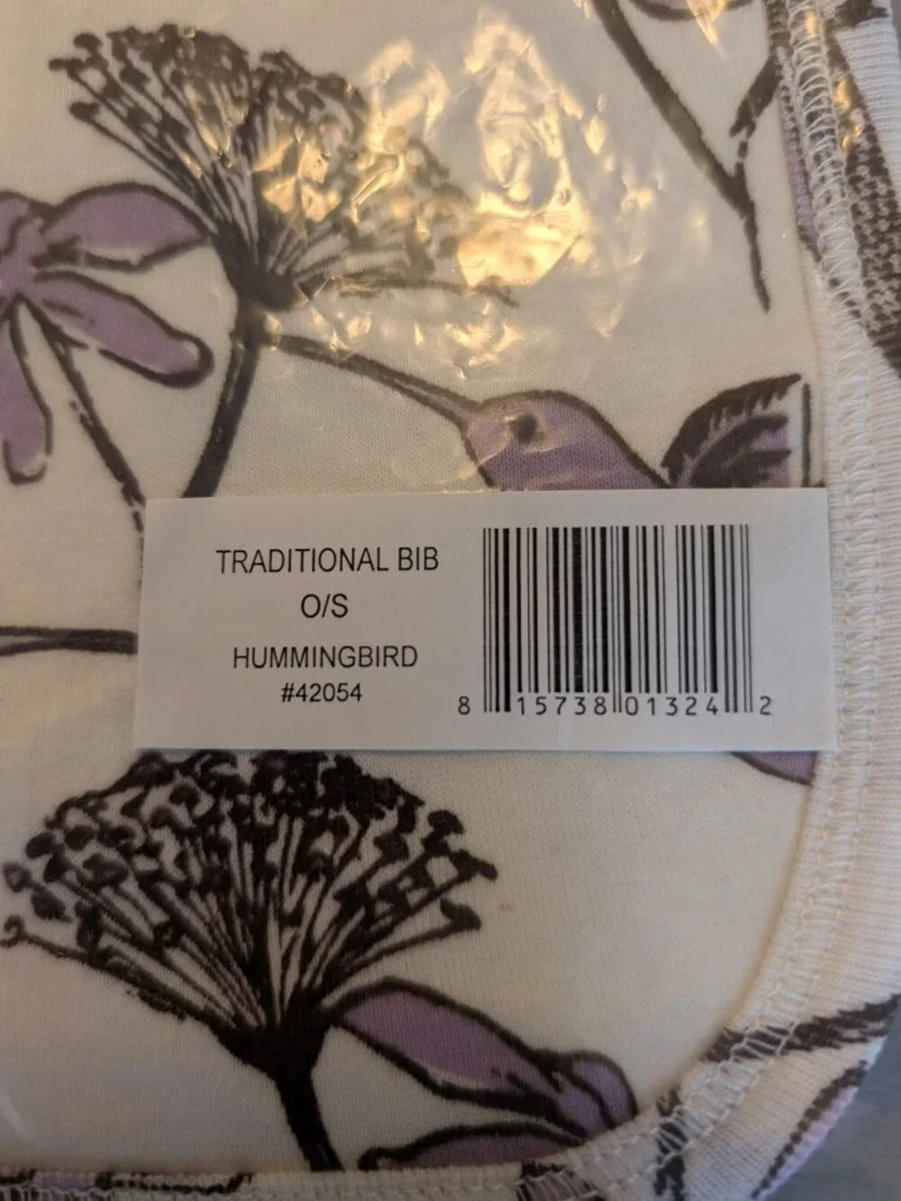 MILKBARN  Hummingbird Organic Traditional Bib- New w/ Tags